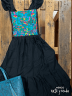 Vestido Santa María - MÉXICO ARTE Y MODA - Vestido Bordado
