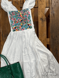 Vestido Santa María - MÉXICO ARTE Y MODA - Vestido Bordado