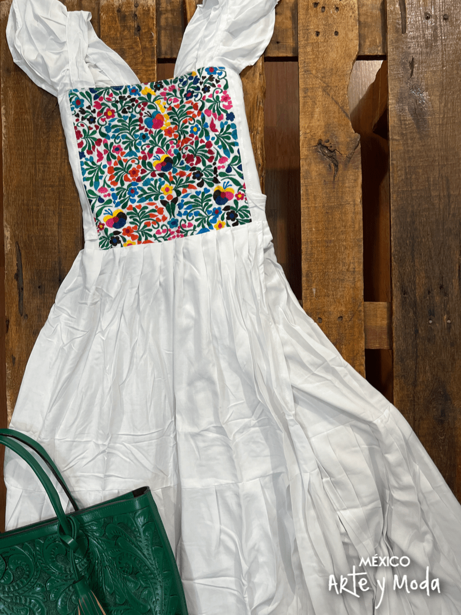 Vestido Santa María - MÉXICO ARTE Y MODA - Vestido Bordado