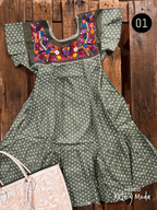 Vestido Tehuacan Rayon - MÉXICO ARTE Y MODA - Vestido Bordado