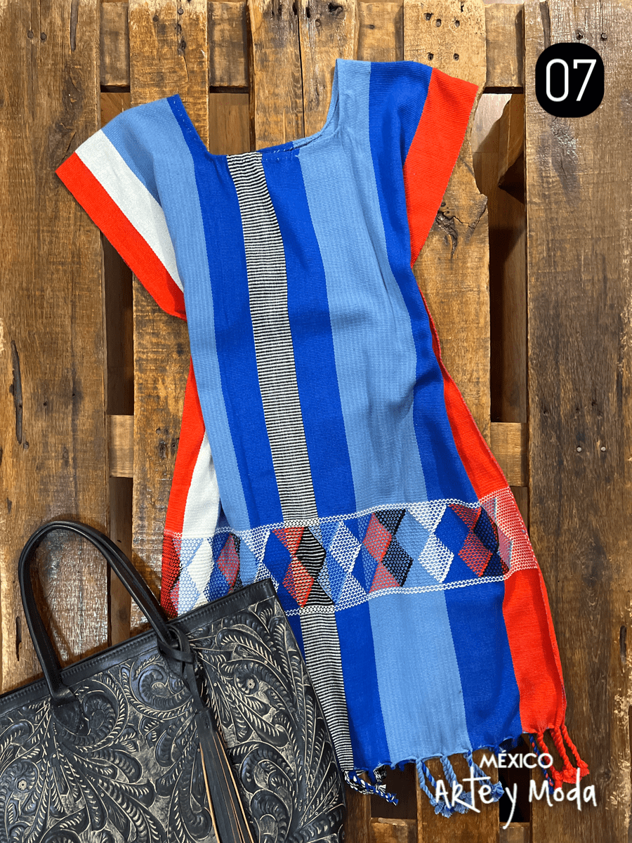 Vestido Telar Clasico - MÉXICO ARTE Y MODA - Vestido Bordado