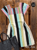 Vestido Telar Clasico - MÉXICO ARTE Y MODA - Vestido Bordado