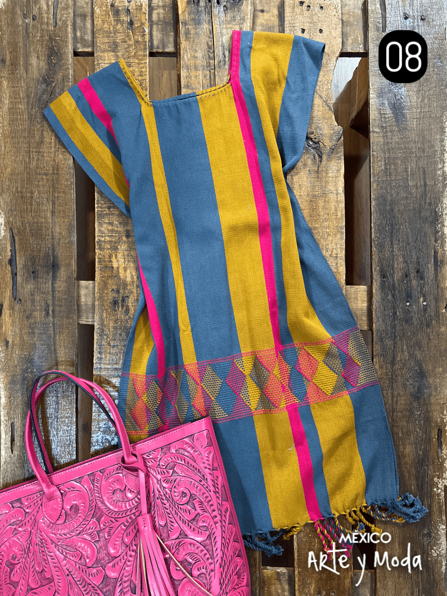 Vestido Telar Clasico - MÉXICO ARTE Y MODA - Vestido Bordado