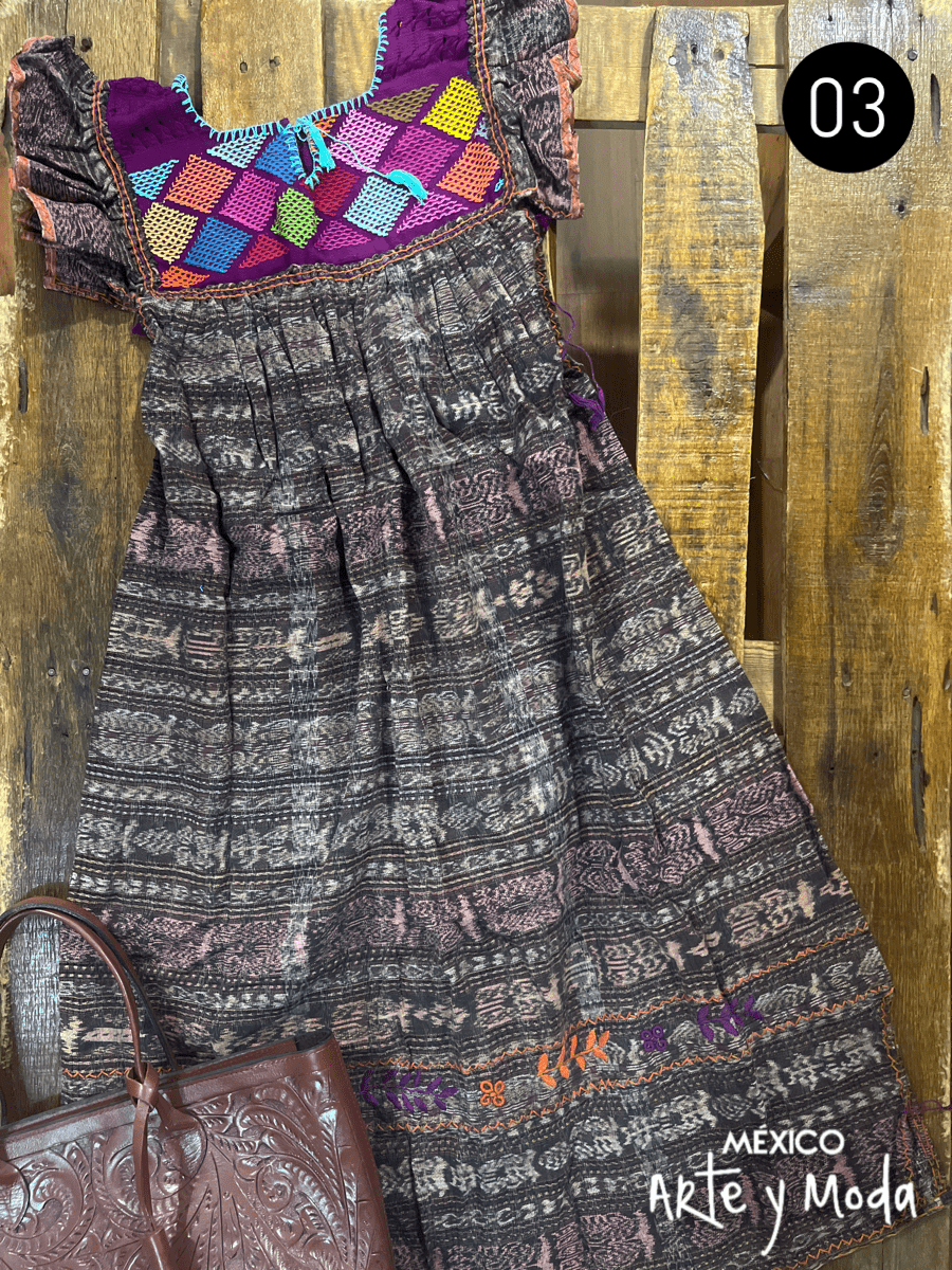 Vestido Telar Guate - MÉXICO ARTE Y MODA - Vestido Bordado