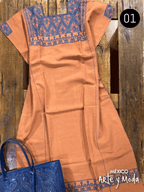 Vestido Telar San Andres Largo - MÉXICO ARTE Y MODA - Vestido Bordado