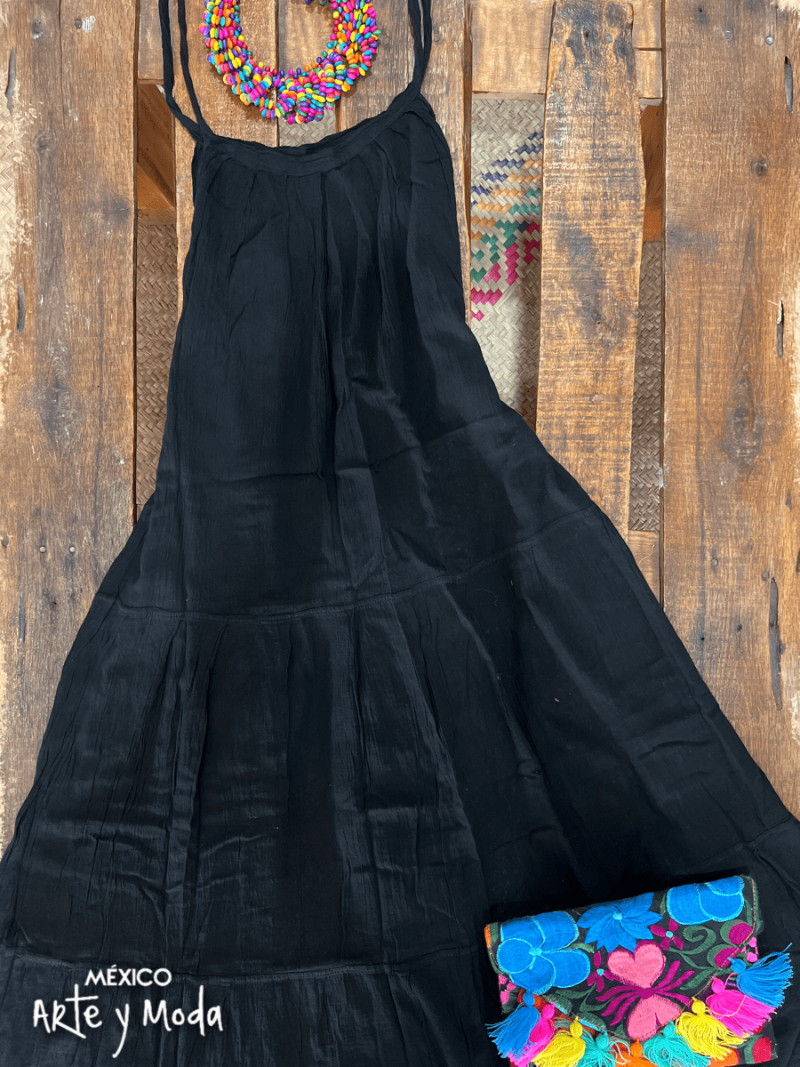 Vestido Tirantes Manta - MÉXICO ARTE Y MODA - Vestido