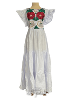 Vestido Zinac Patria - MÉXICO ARTE Y MODA - Vestido Bordado