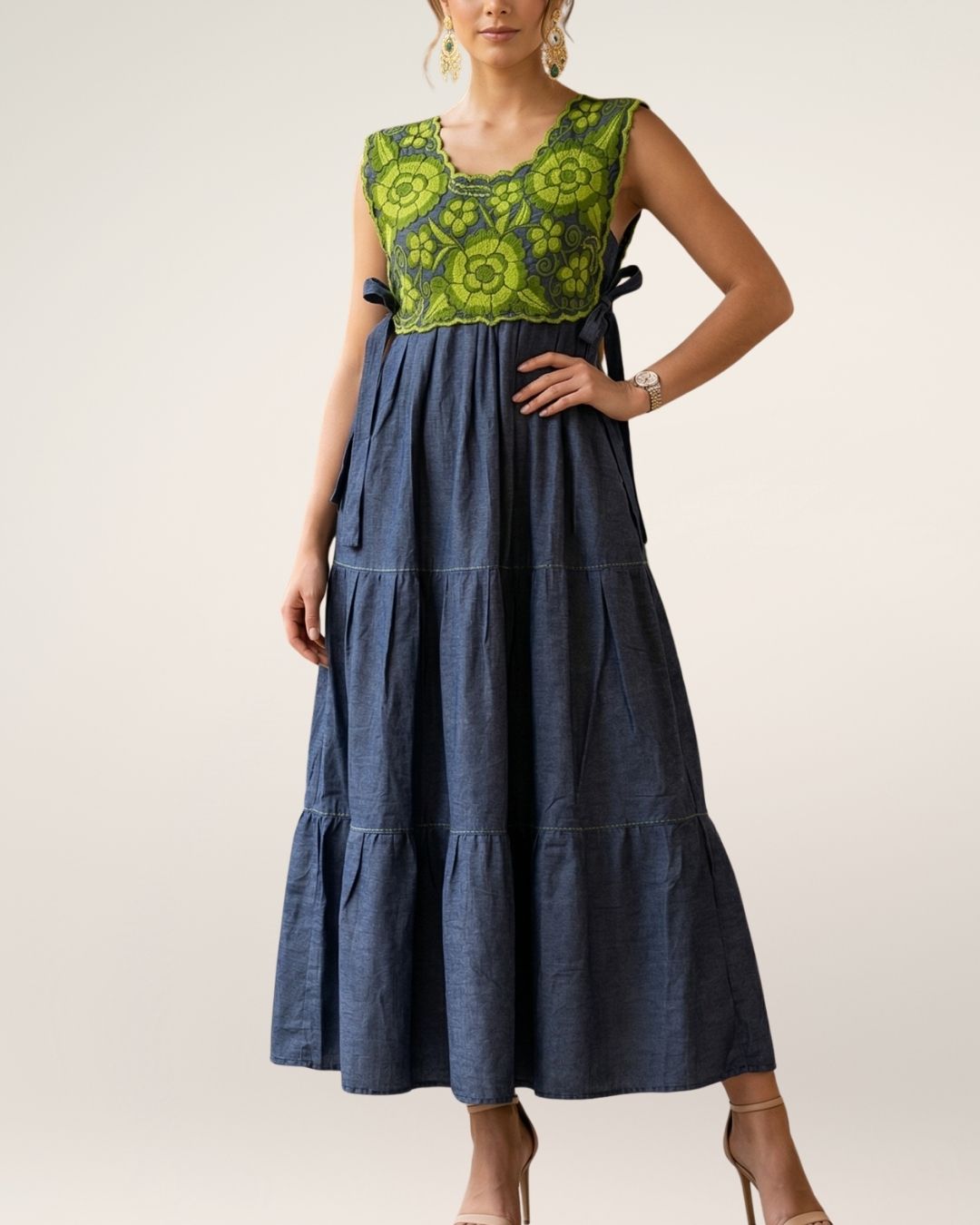 Maxi Vestido Regente Mezclilla | Edición Limitada