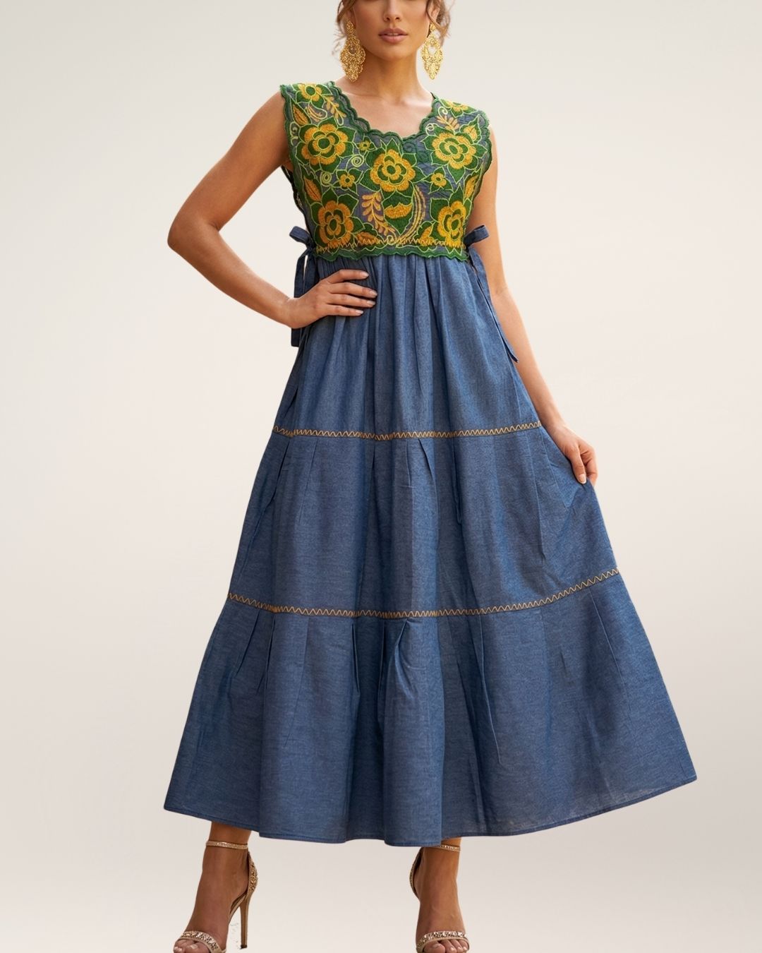 Maxi Vestido Regente Mezclilla | Edición Limitada