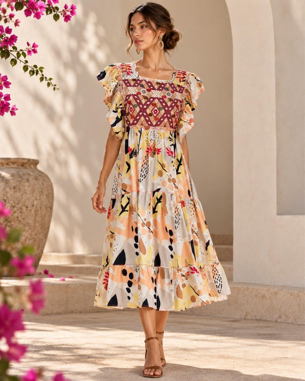 Vestido Larráinzar Lino