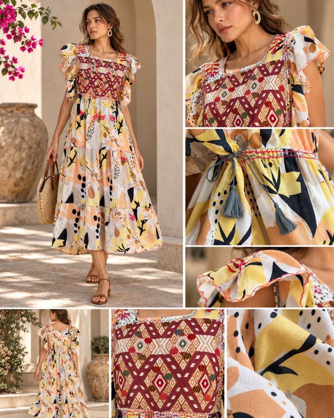 Vestido Larráinzar Lino