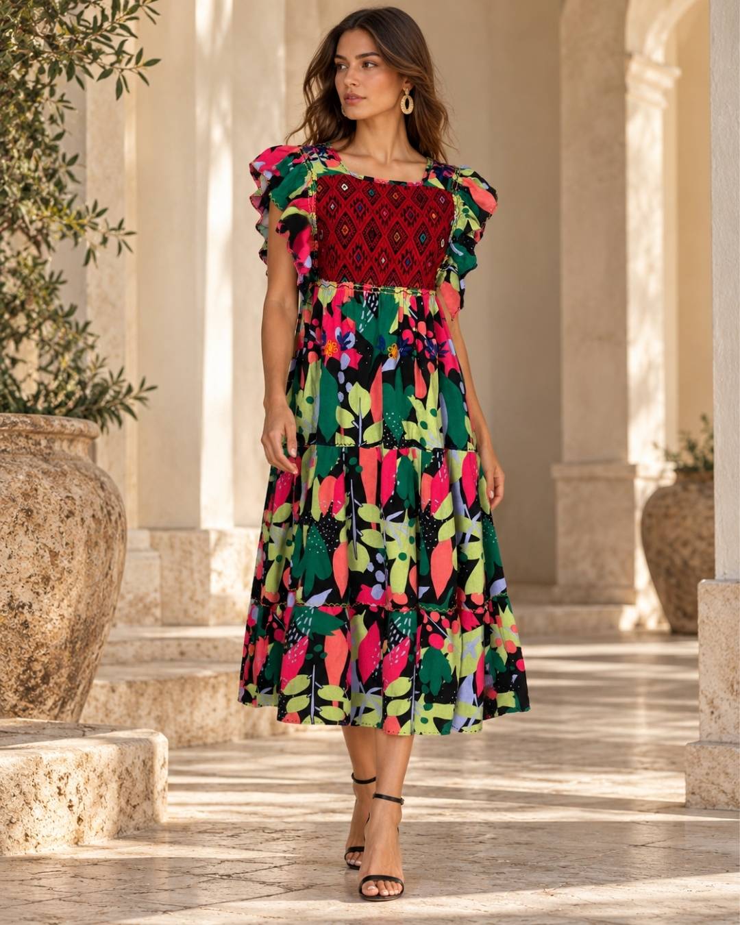 Vestido Larráinzar Lino