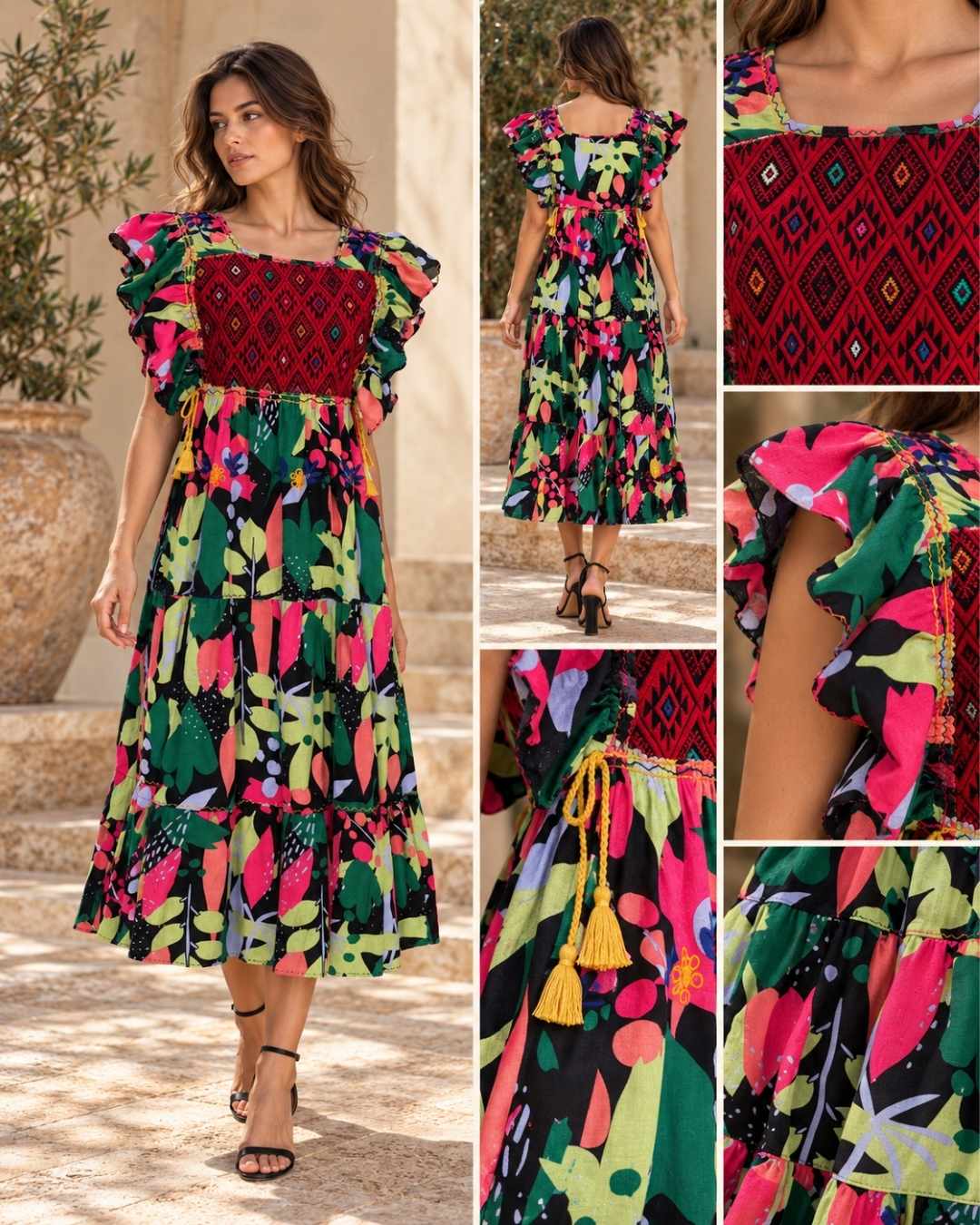 Vestido Larráinzar Lino