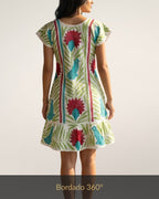 Vestido Mensajeros | Bordado a Mano 360°