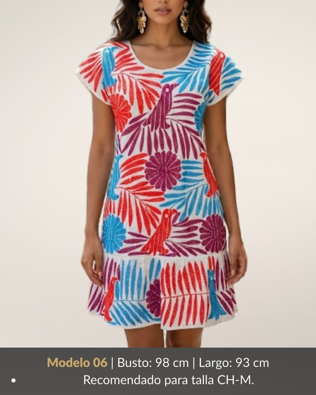 Vestido Mensajeros | Bordado a Mano 360°