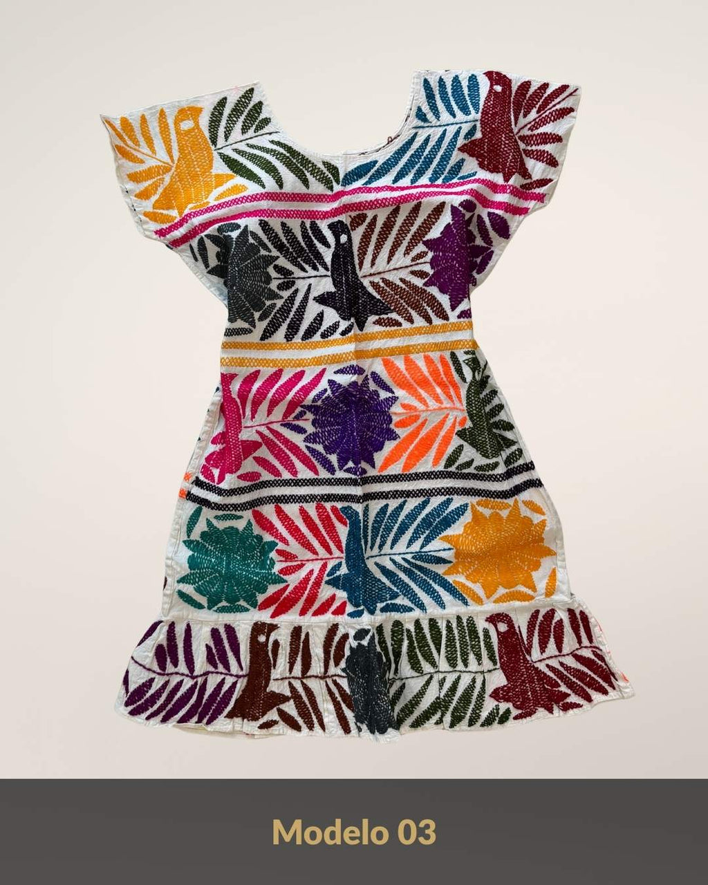 Vestido Mensajeros | Bordado a Mano 360°