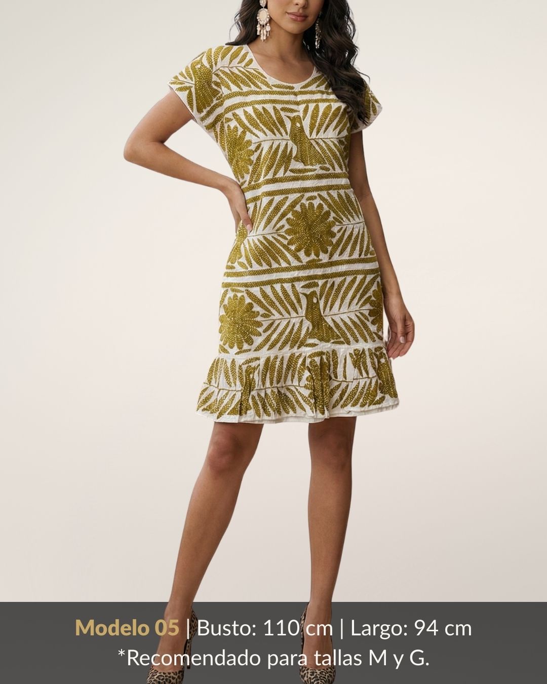 Vestido Mensajeros | Bordado a Mano 360°