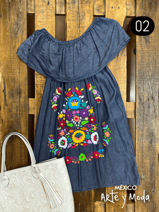 Coco Campesino Denim Dress