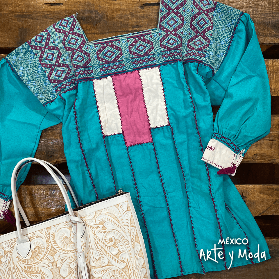 Blusa Aldama Ceremonial - MÉXICO ARTE Y MODA - Blusa Bordada
