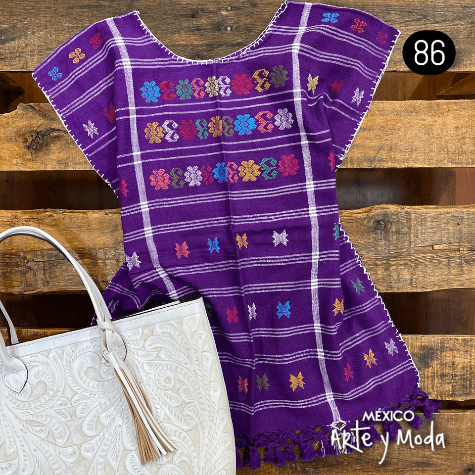 Blusa Amuzgo - MÉXICO ARTE Y MODA - Blusa Bordada