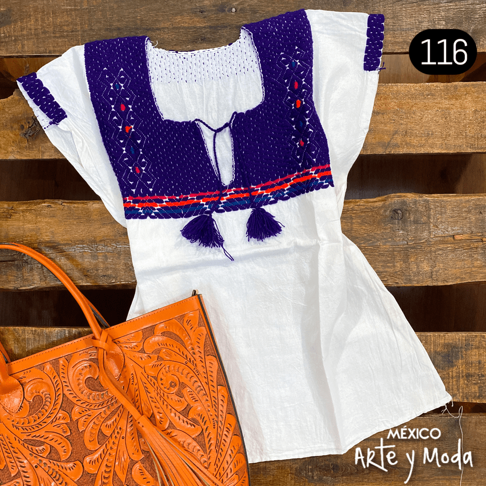 Blusa Bochil - MÉXICO ARTE Y MODA - Blusa Bordada