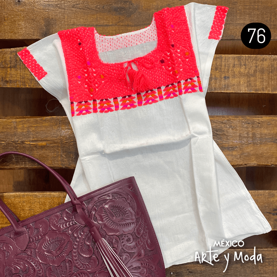 Blusa Bochil - MÉXICO ARTE Y MODA - Blusa Bordada