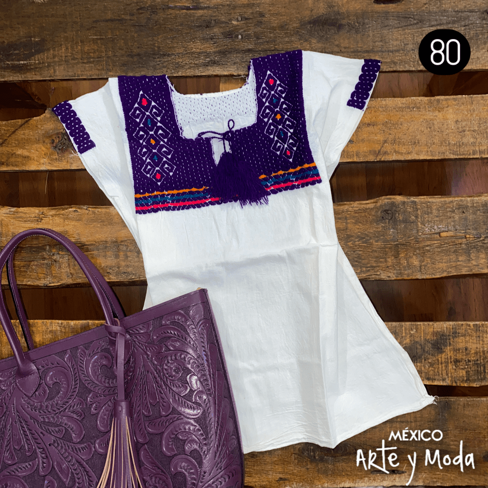 Blusa Bochil - MÉXICO ARTE Y MODA - Blusa Bordada