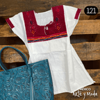 Blusa Bochil - MÉXICO ARTE Y MODA - Blusa Bordada