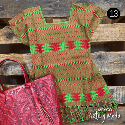 Blusa Brocado Doble - MÉXICO ARTE Y MODA - Blusa Bordada