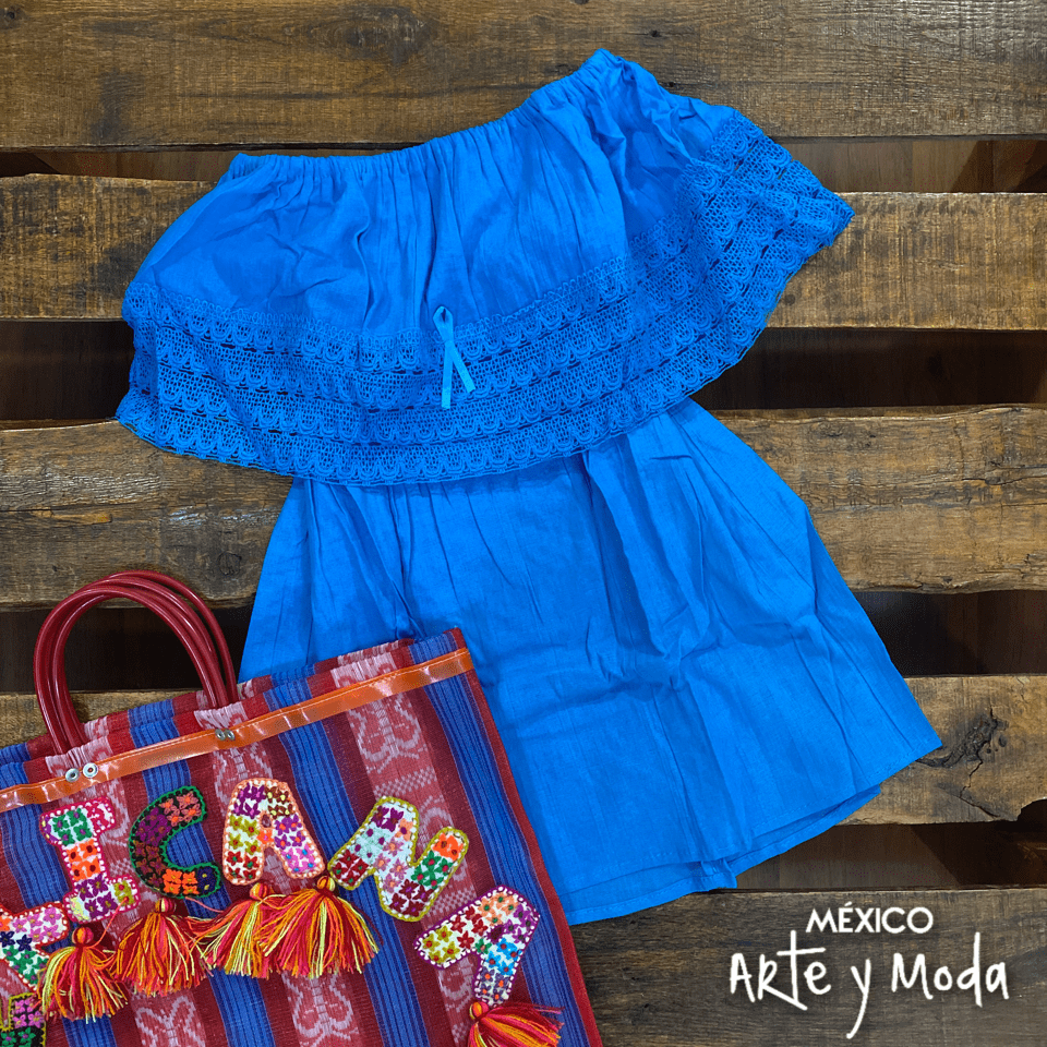 Blusa Campesina Lisa - MÉXICO ARTE Y MODA - Blusa Lisa