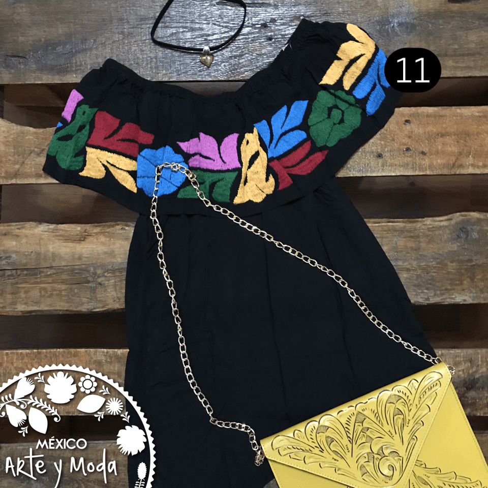 Blusa Campesina Tuxtepec - MÉXICO ARTE Y MODA - Blusa Bordada