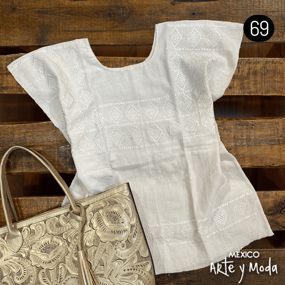 Blusa Carranza - MÉXICO ARTE Y MODA - Blusa Bordada