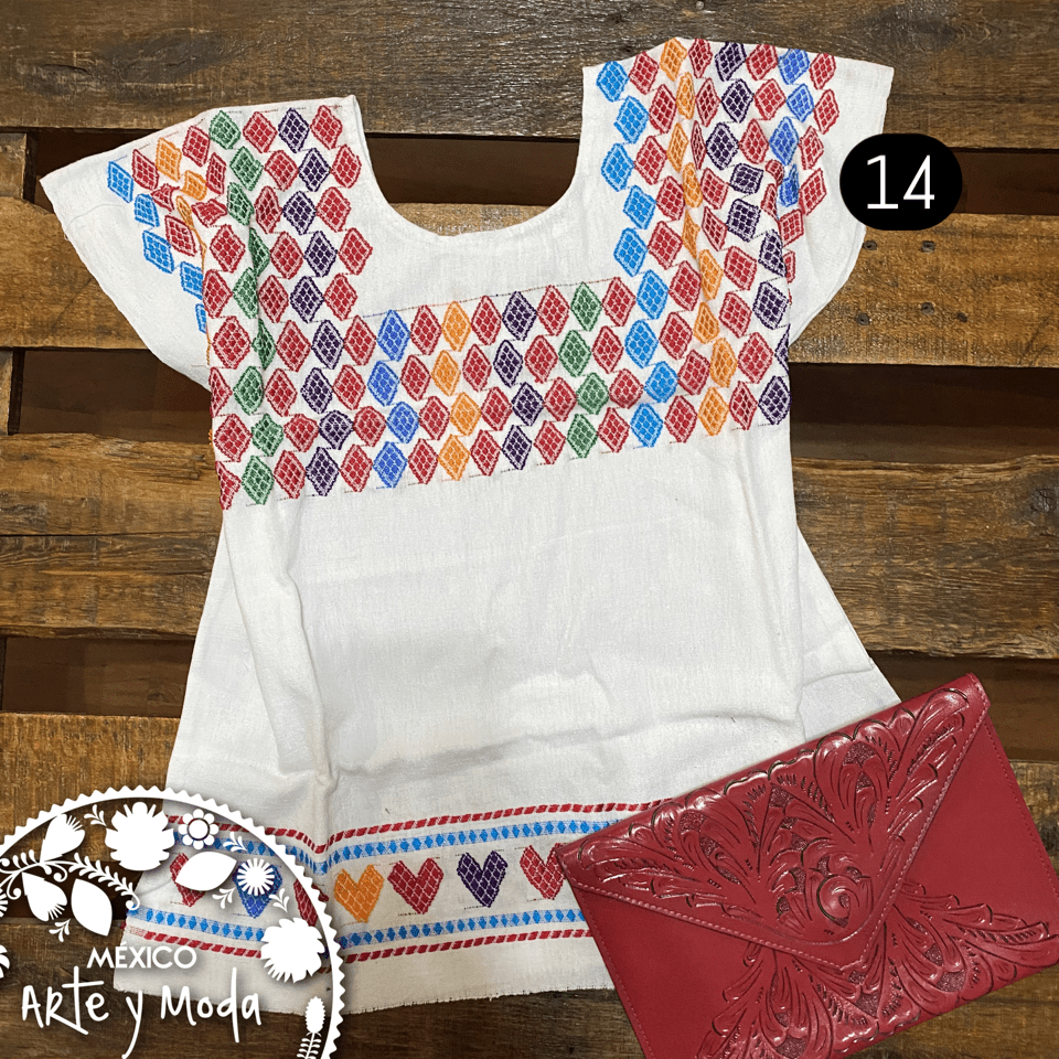 Blusa Carranza - MÉXICO ARTE Y MODA - Blusa Bordada