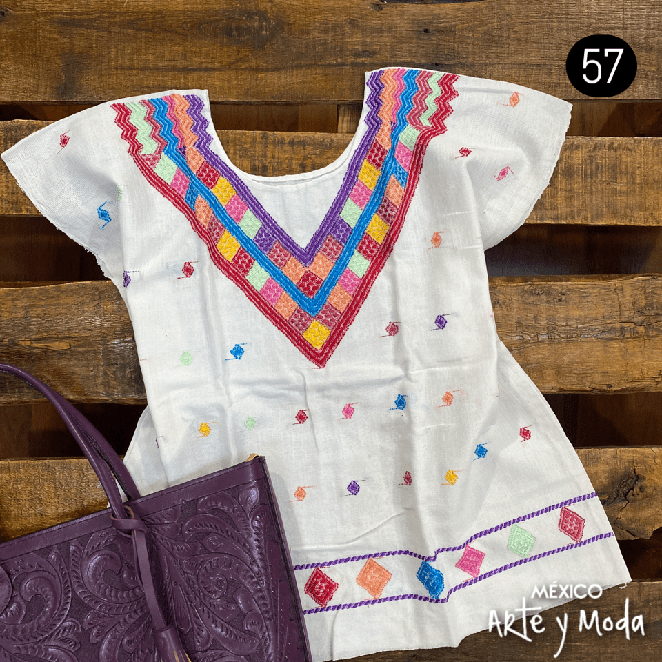 Blusa Carranza - MÉXICO ARTE Y MODA - Blusa Bordada
