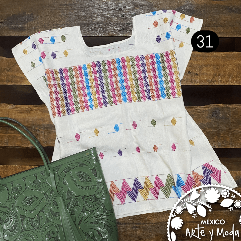 Blusa Carranza - MÉXICO ARTE Y MODA - Blusa Bordada