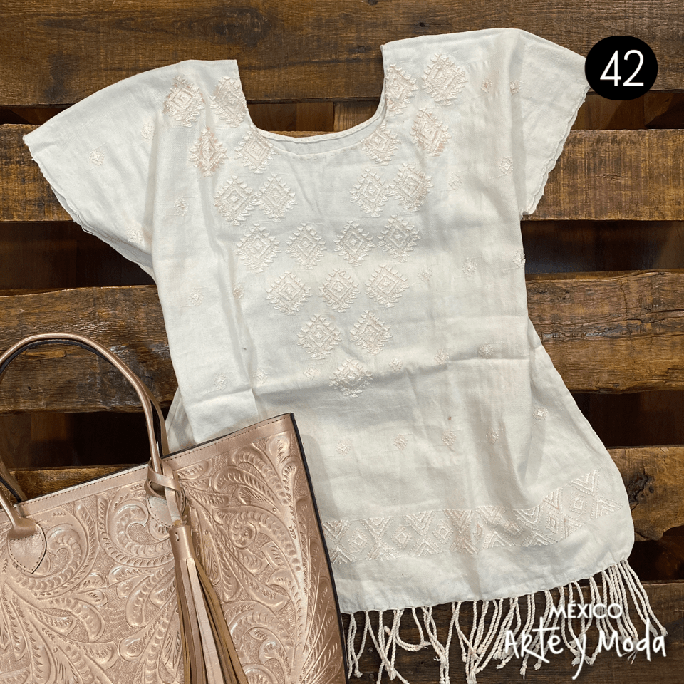 Blusa Carranza - MÉXICO ARTE Y MODA - Blusa Bordada