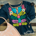 Blusa Chaleco Rococo - MÉXICO ARTE Y MODA - Blusa Bordada