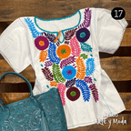 Blusa Chaleco Rococo - MÉXICO ARTE Y MODA - Blusa Bordada
