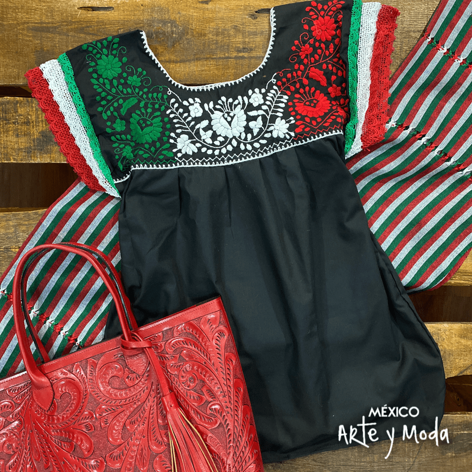 Blusa Coco Patria - MÉXICO ARTE Y MODA - Blusa Bordada