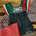 Blusa Coco Patria - MÉXICO ARTE Y MODA - Blusa Bordada