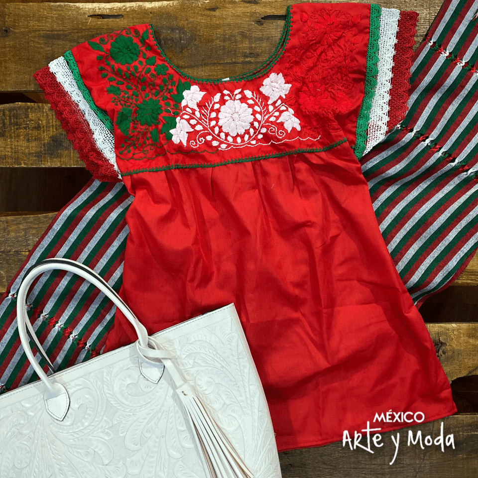 Blusa Coco Patria - MÉXICO ARTE Y MODA - Blusa Bordada