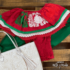 Blusa Corta Patria - MÉXICO ARTE Y MODA - Blusa Bordada