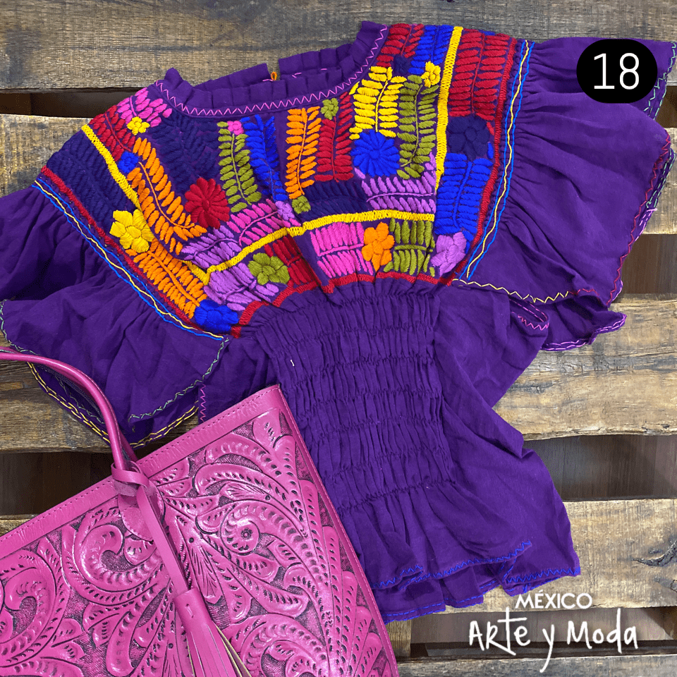 Blusa Corta Rococo - MÉXICO ARTE Y MODA - Crop Top