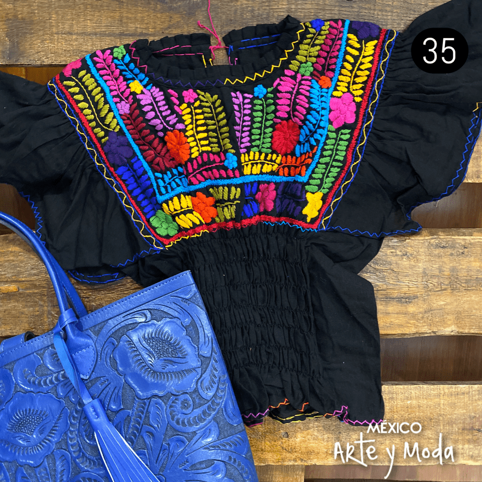 Blusa Corta Rococo - MÉXICO ARTE Y MODA - Crop Top
