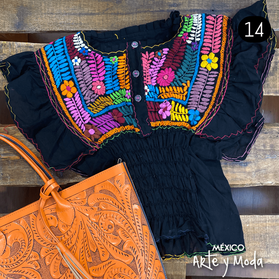 Blusa Corta Rococo - MÉXICO ARTE Y MODA - Crop Top