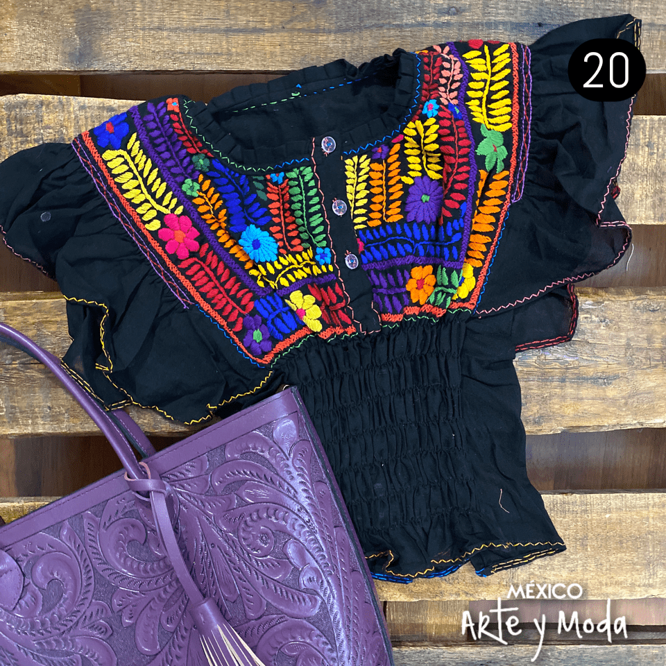 Blusa Corta Rococo - MÉXICO ARTE Y MODA - Crop Top