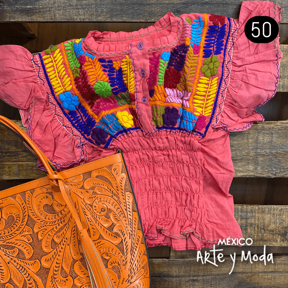 Blusa Corta Rococo - MÉXICO ARTE Y MODA - Crop Top