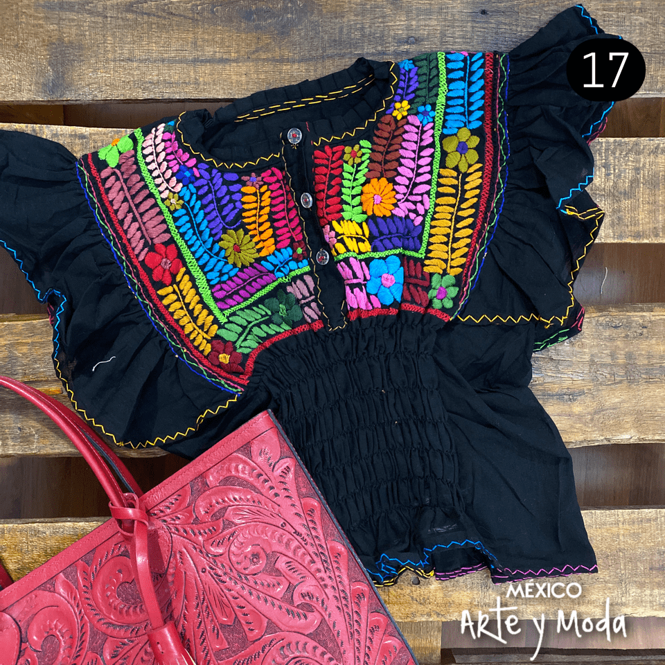 Blusa Corta Rococo - MÉXICO ARTE Y MODA - Crop Top