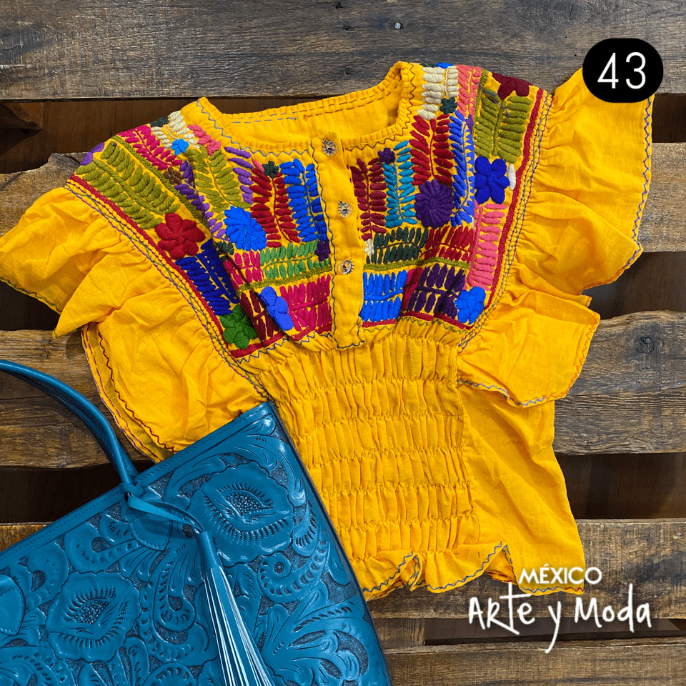 Blusa Corta Rococo - MÉXICO ARTE Y MODA - Crop Top