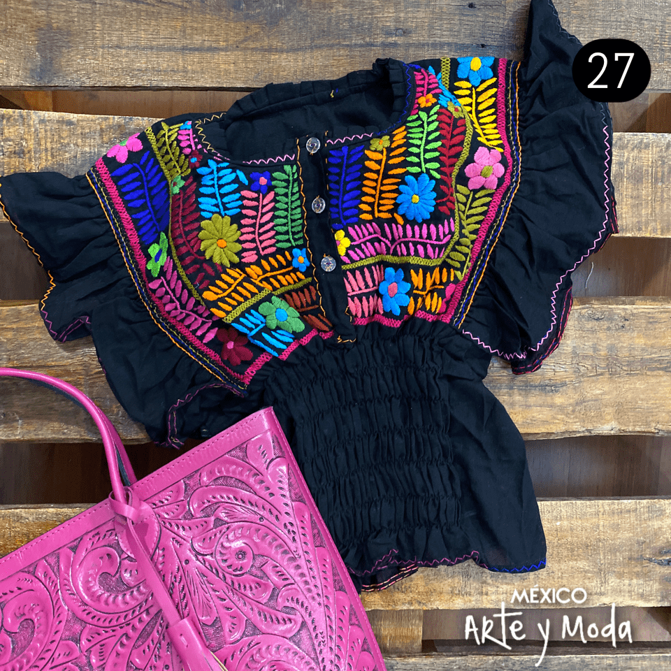 Blusa Corta Rococo - MÉXICO ARTE Y MODA - Crop Top